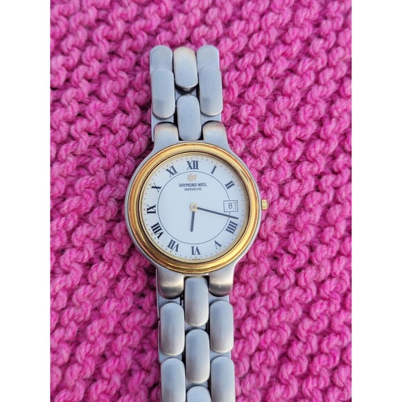 Vintage Raymond Weil Geneve Men's Watch | 36mm | Swiss Made Quartz Two-Tone - Picture 7 of 8